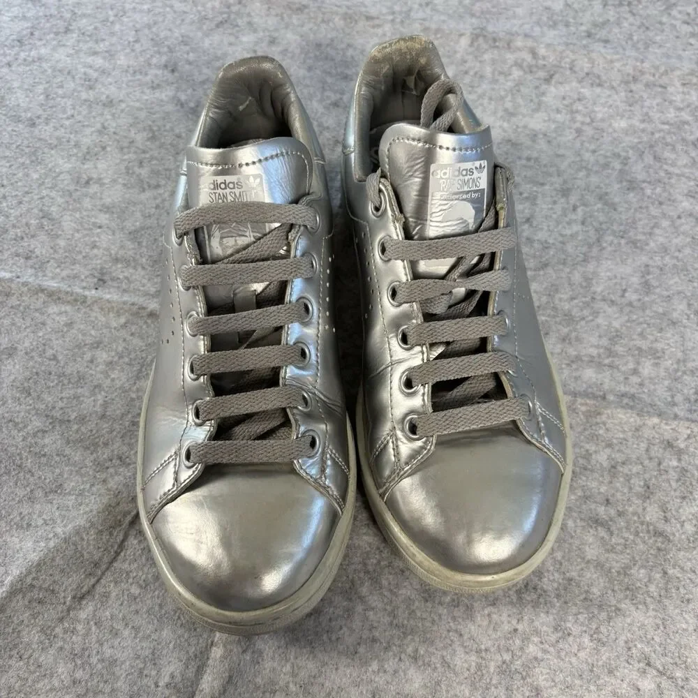 Raf Simons x Adidas Stan Smith Silver Metallic Mens Size 5 Womens Size 6 AQ2643
